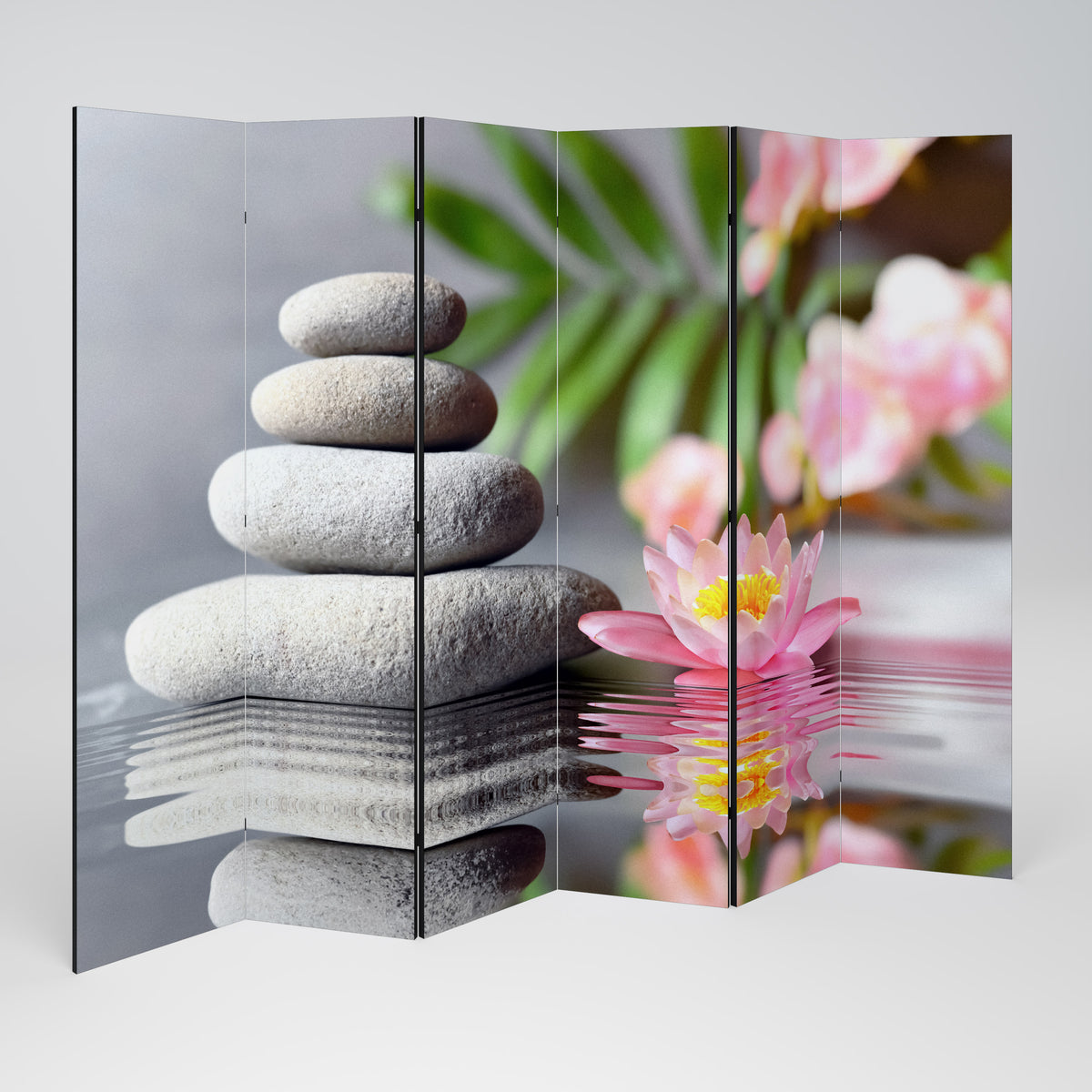 CALMING REFLECTIONS Paravento Decorativo a 6 Pannelli