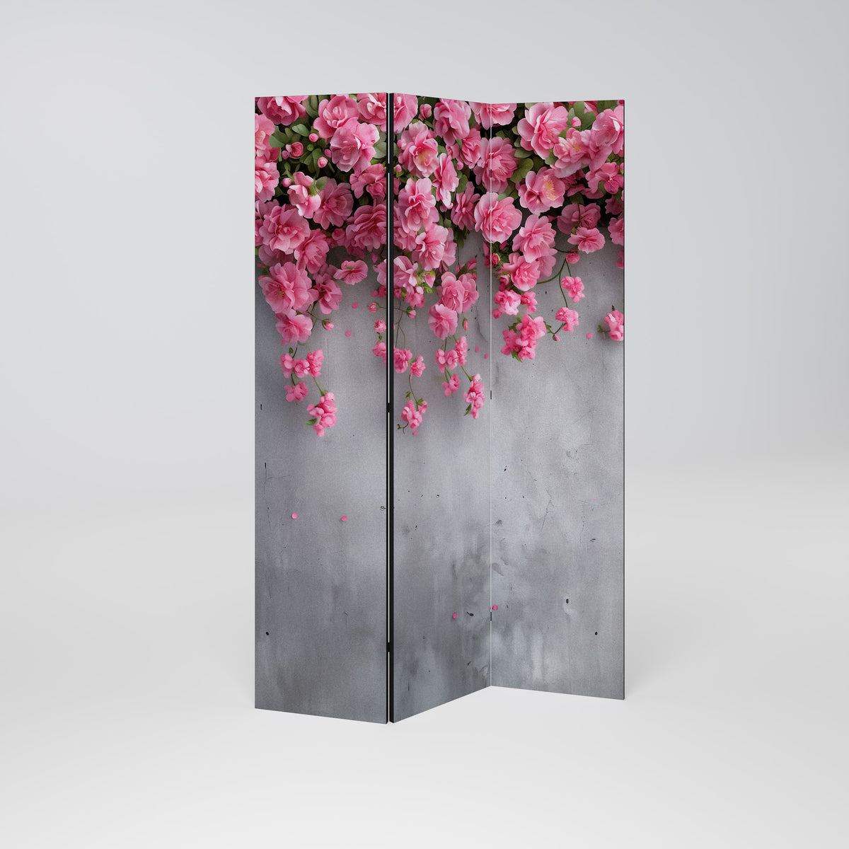 SERENE FLOWER FOLD Paravento Decorativo a 3 Pannelli