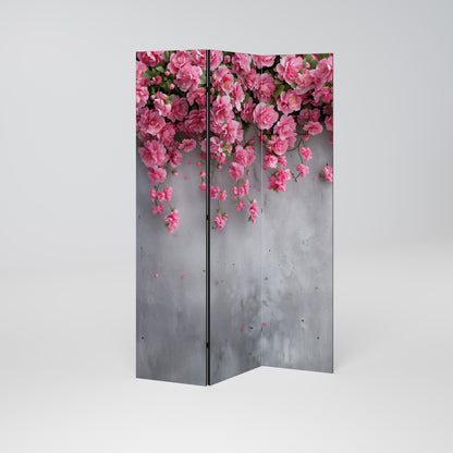 SERENE FLOWER FOLD Divisorio decorativo per ambienti a 3 pannelli