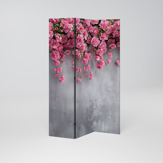 SERENE FLOWER FOLD Divisorio decorativo per ambienti a 3 pannelli