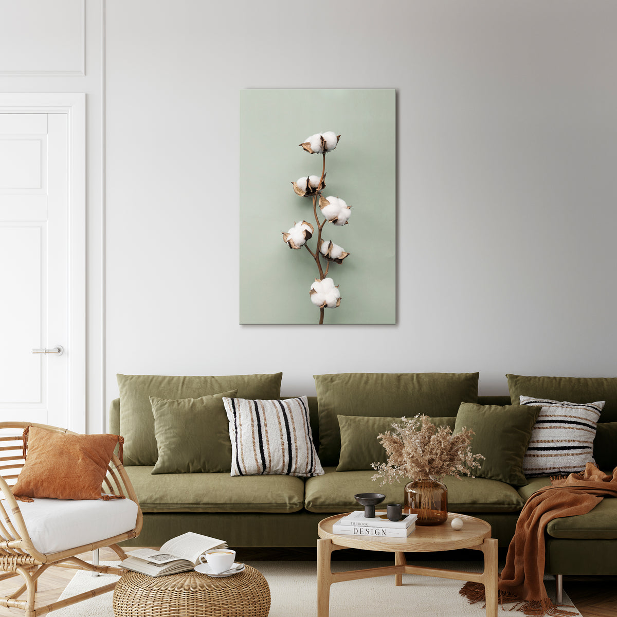 COTTON DREAMS UNFOLDED Stampa su tela verticale