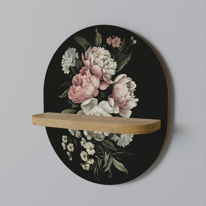 LUSH ELEGANCE Mensola ovale effetto rovere