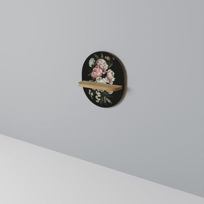 LUSH ELEGANCE Mensola ovale effetto rovere