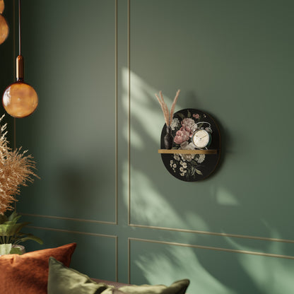 LUSH ELEGANCE Mensola ovale effetto rovere