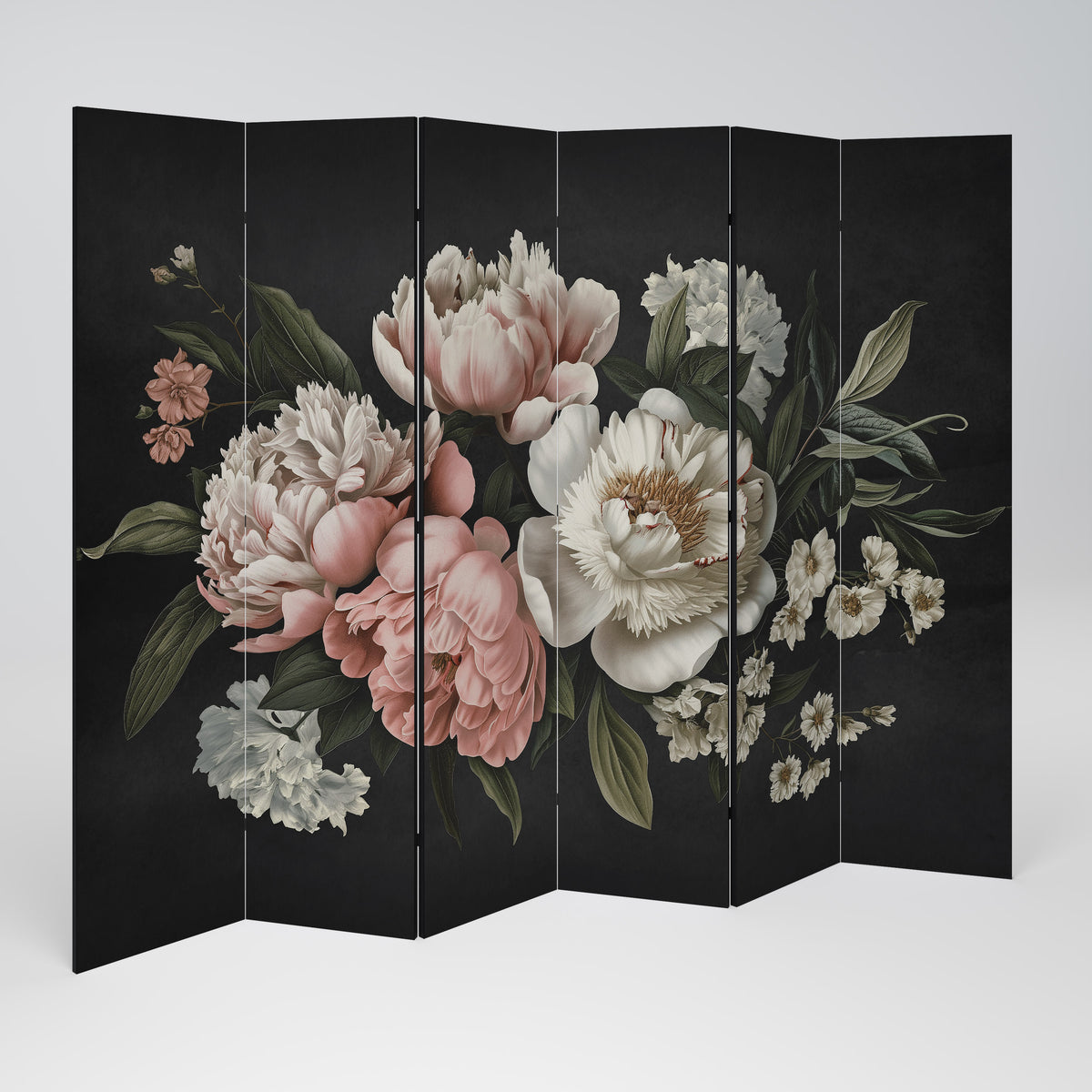 LUSH ELEGANCE Paravento Decorativo a 6 Pannelli