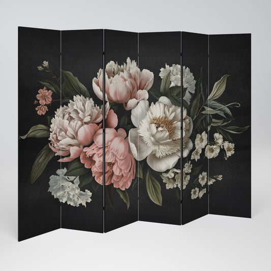 LUSH ELEGANCE Divisorio decorativo per ambienti a 6 pannelli