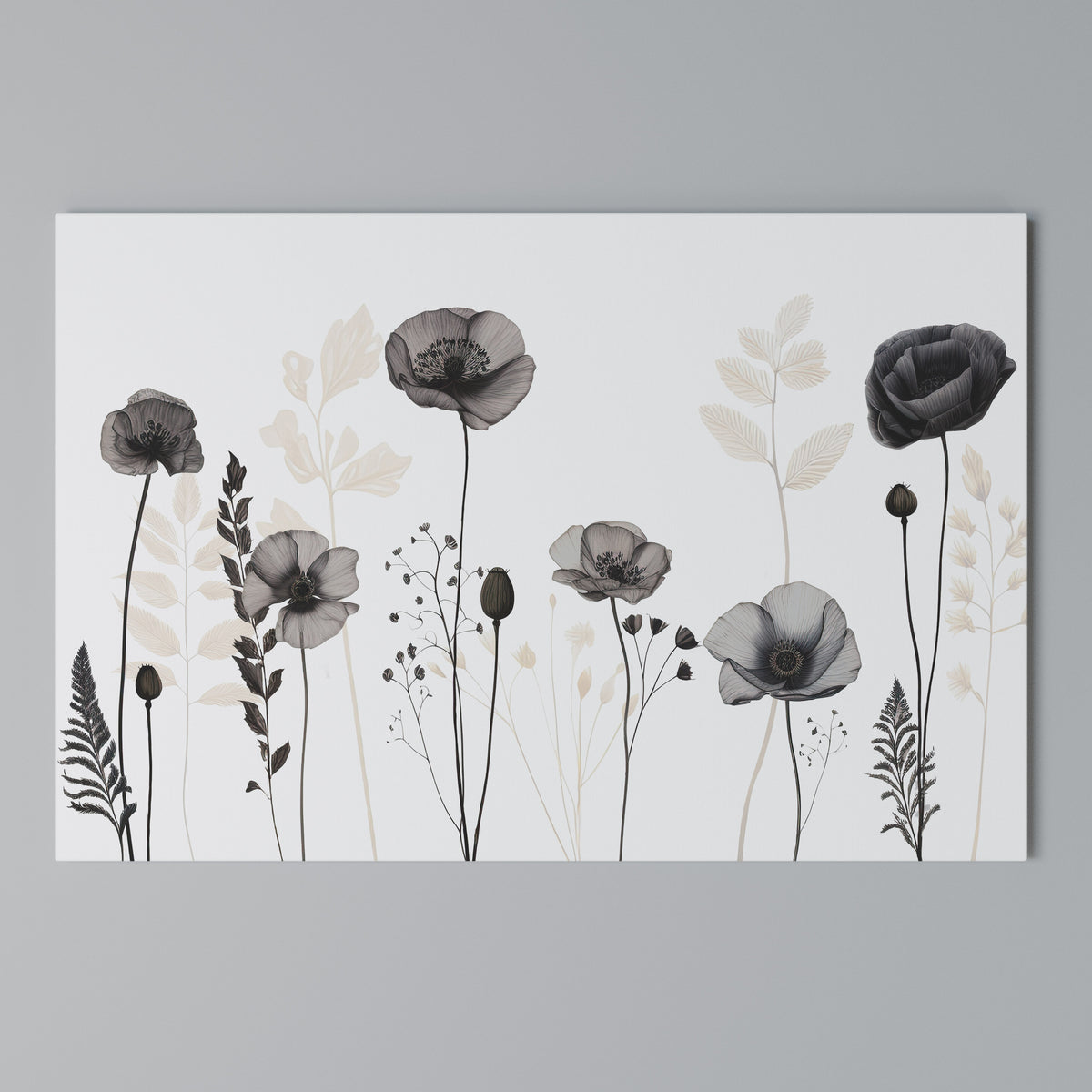 POPPY ALLURE Stampa su tela orizzontale