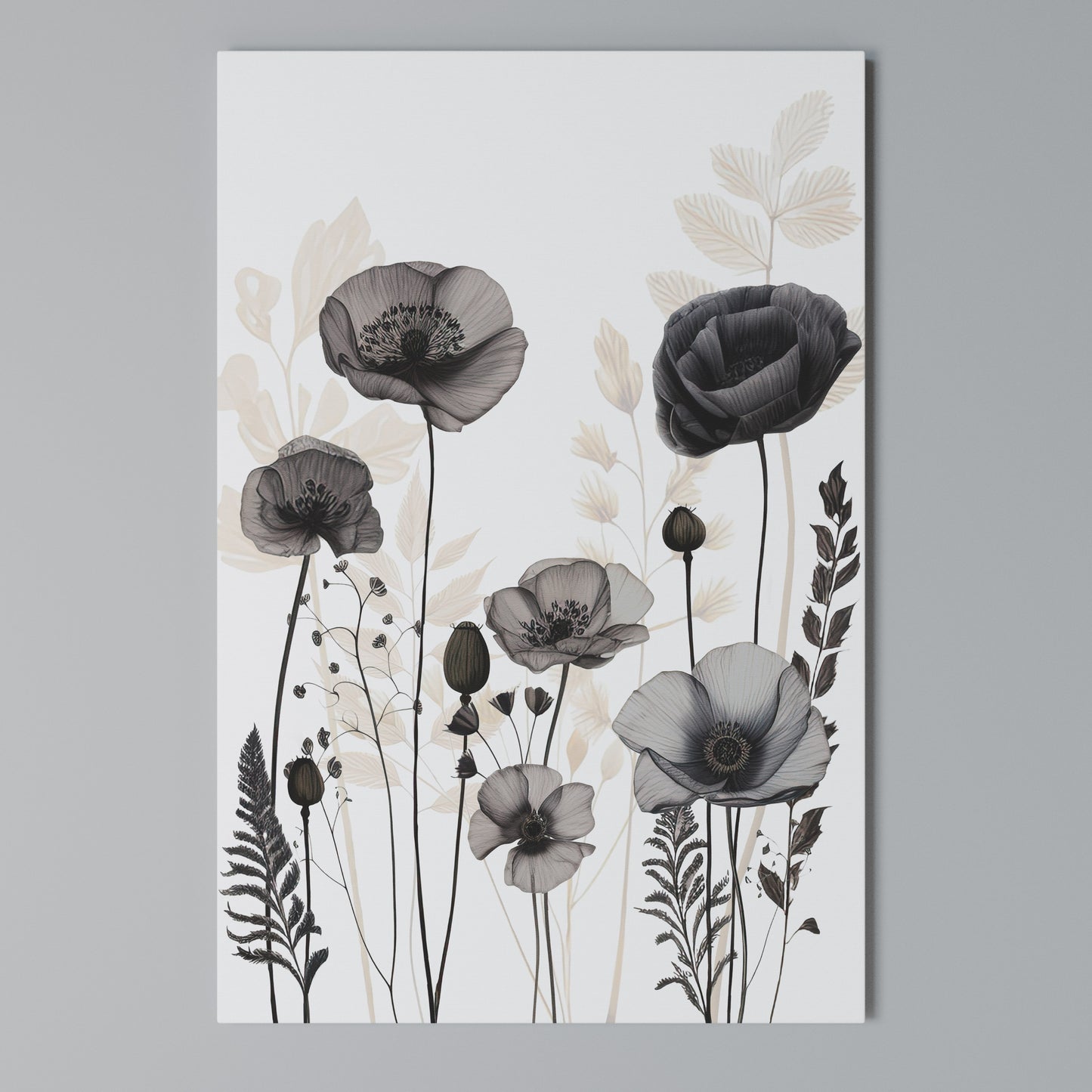 POPPY ALLURE Stampa su Tela Verticale