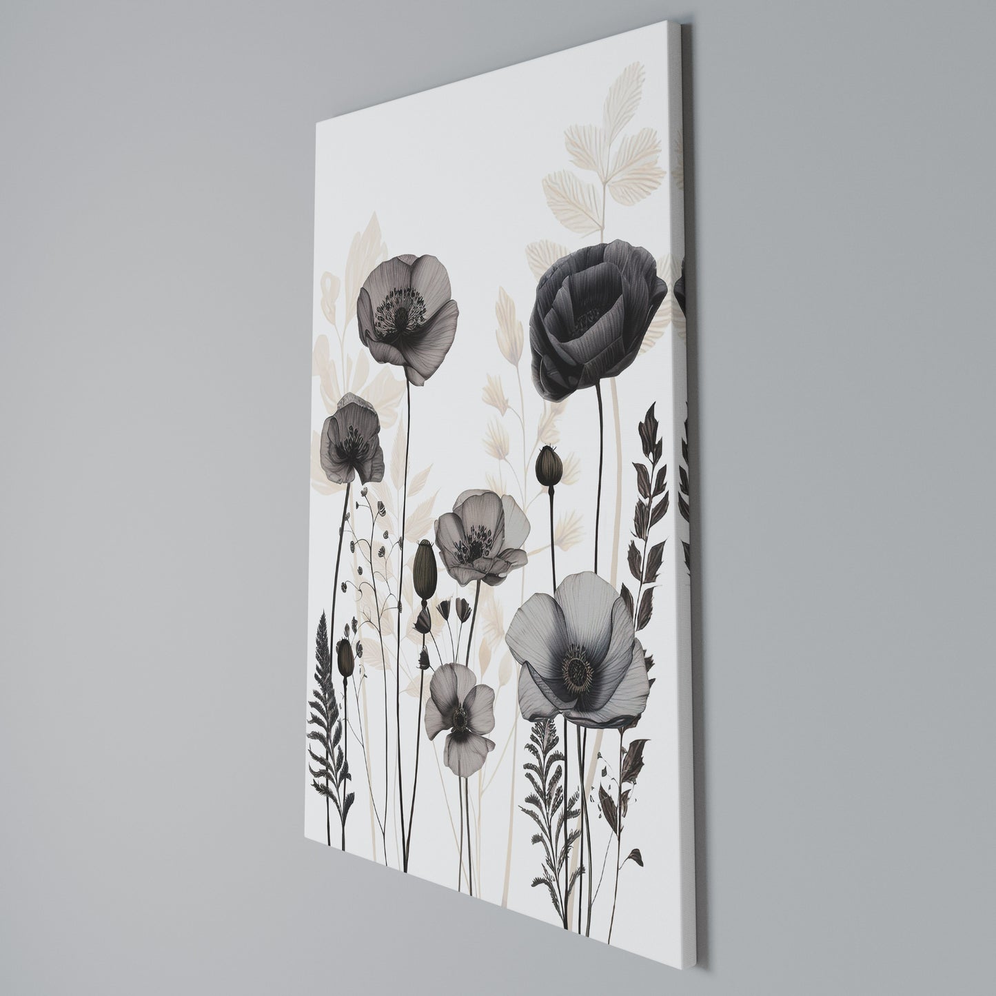 POPPY ALLURE Stampa su Tela Verticale