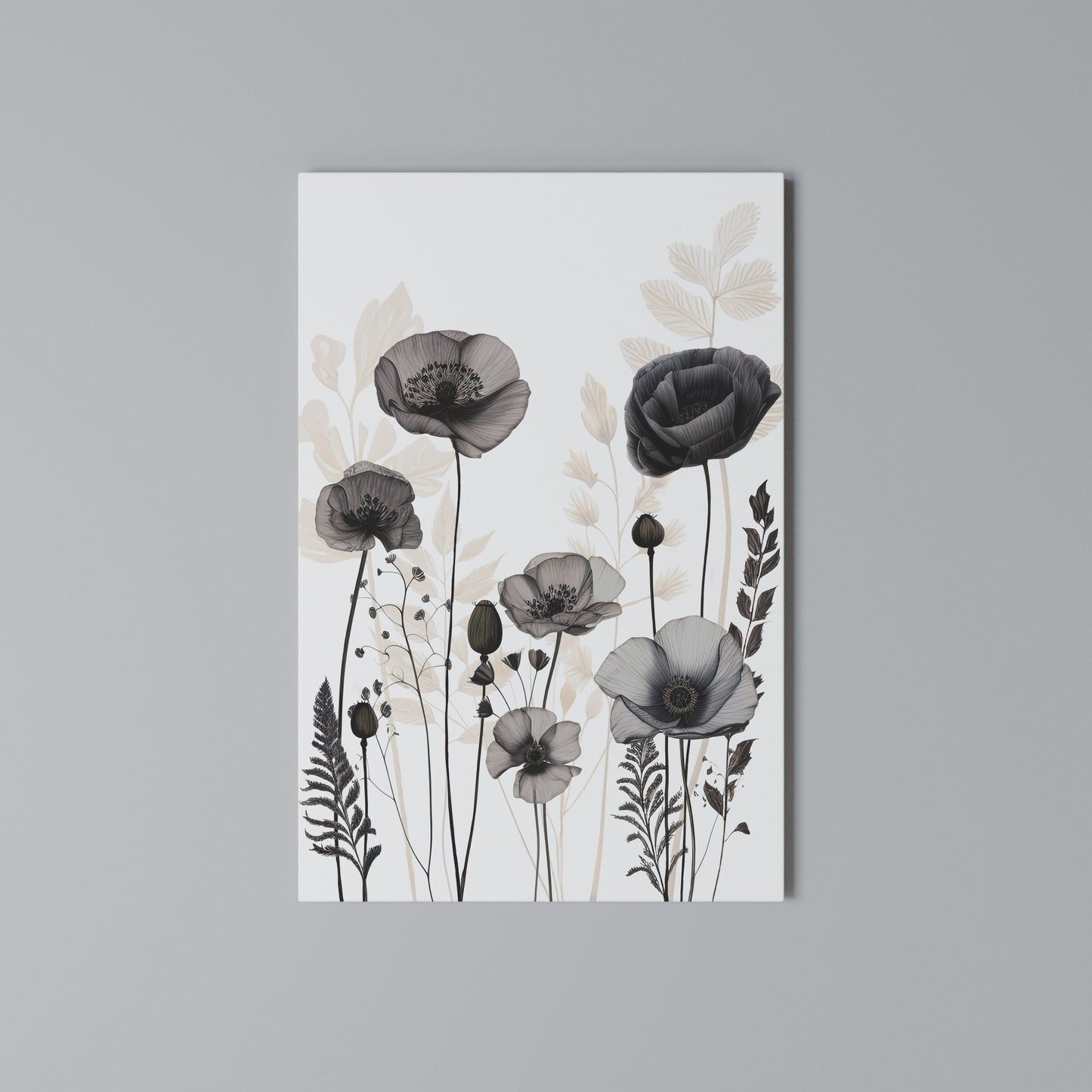 POPPY ALLURE Stampa su Tela Verticale
