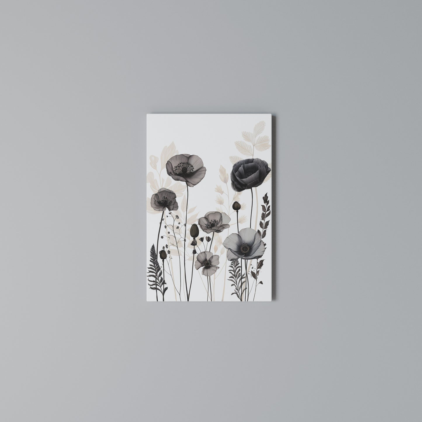 POPPY ALLURE Stampa su Tela Verticale