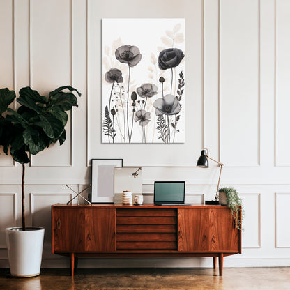 POPPY ALLURE Stampa su tela verticale