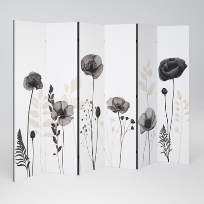 POPPY ALLURE Divisorio decorativo per ambienti a 6 pannelli