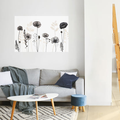 Poster orizzontale staccabile e attaccabile POPPY ALLURE
