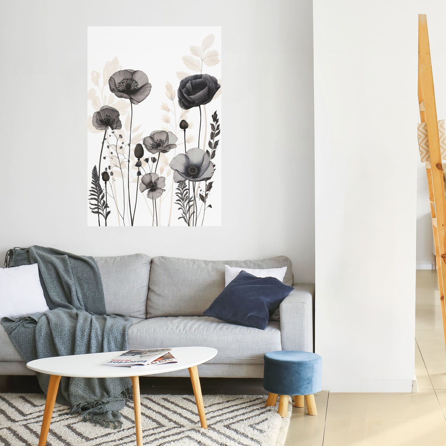 Poster verticale staccabile e attaccabile POPPY ALLURE