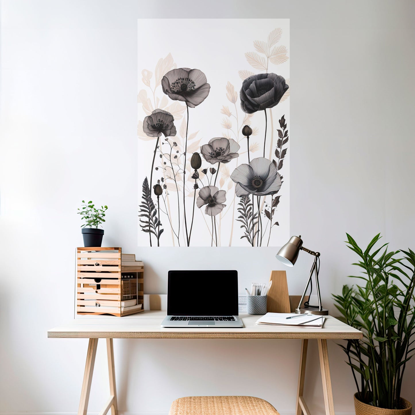 Poster verticale staccabile e attaccabile POPPY ALLURE