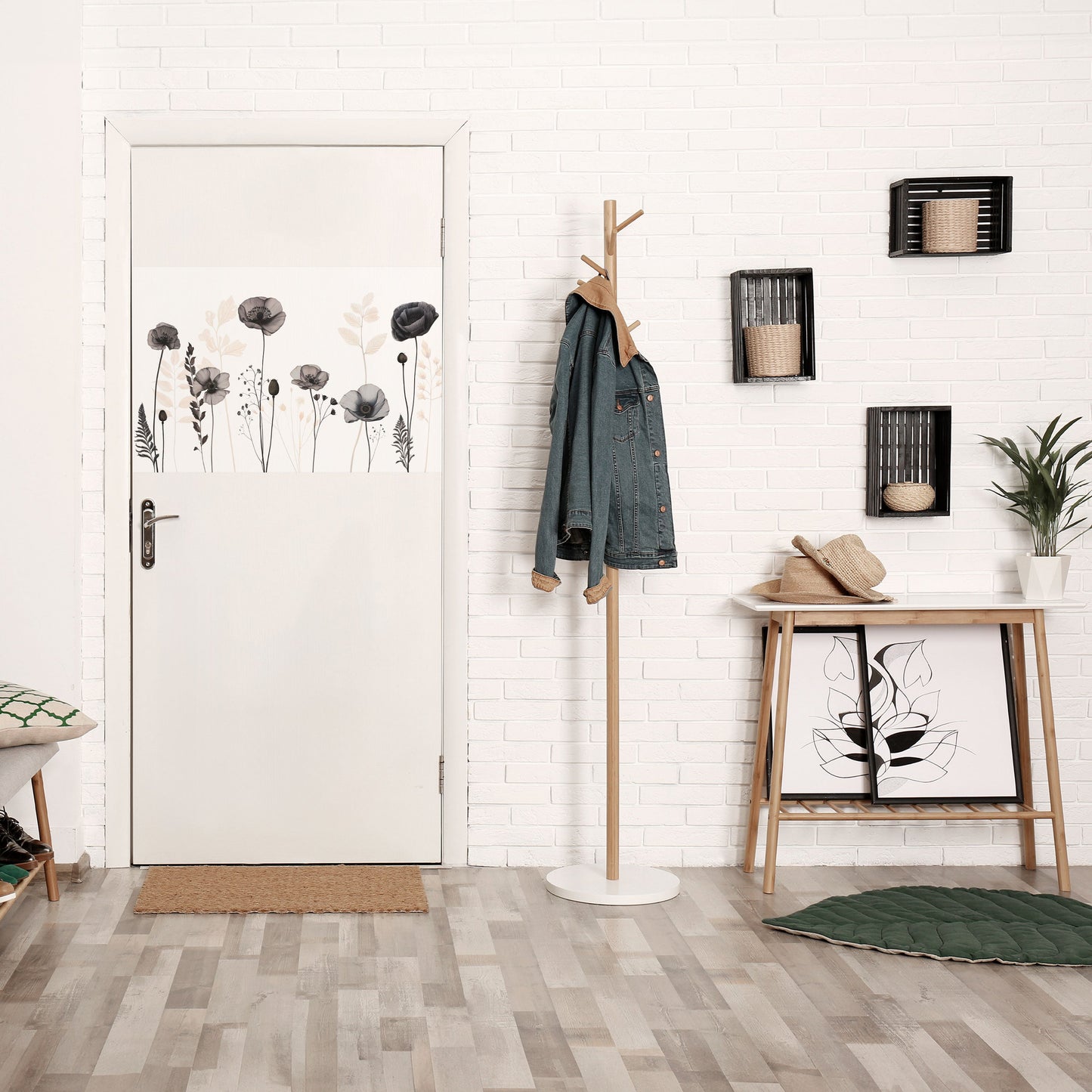 Poster orizzontale staccabile e attaccabile POPPY ALLURE