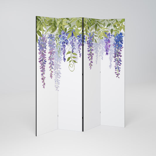 BOTANICAL BREEZE Divisorio decorativo per ambienti a 4 pannelli
