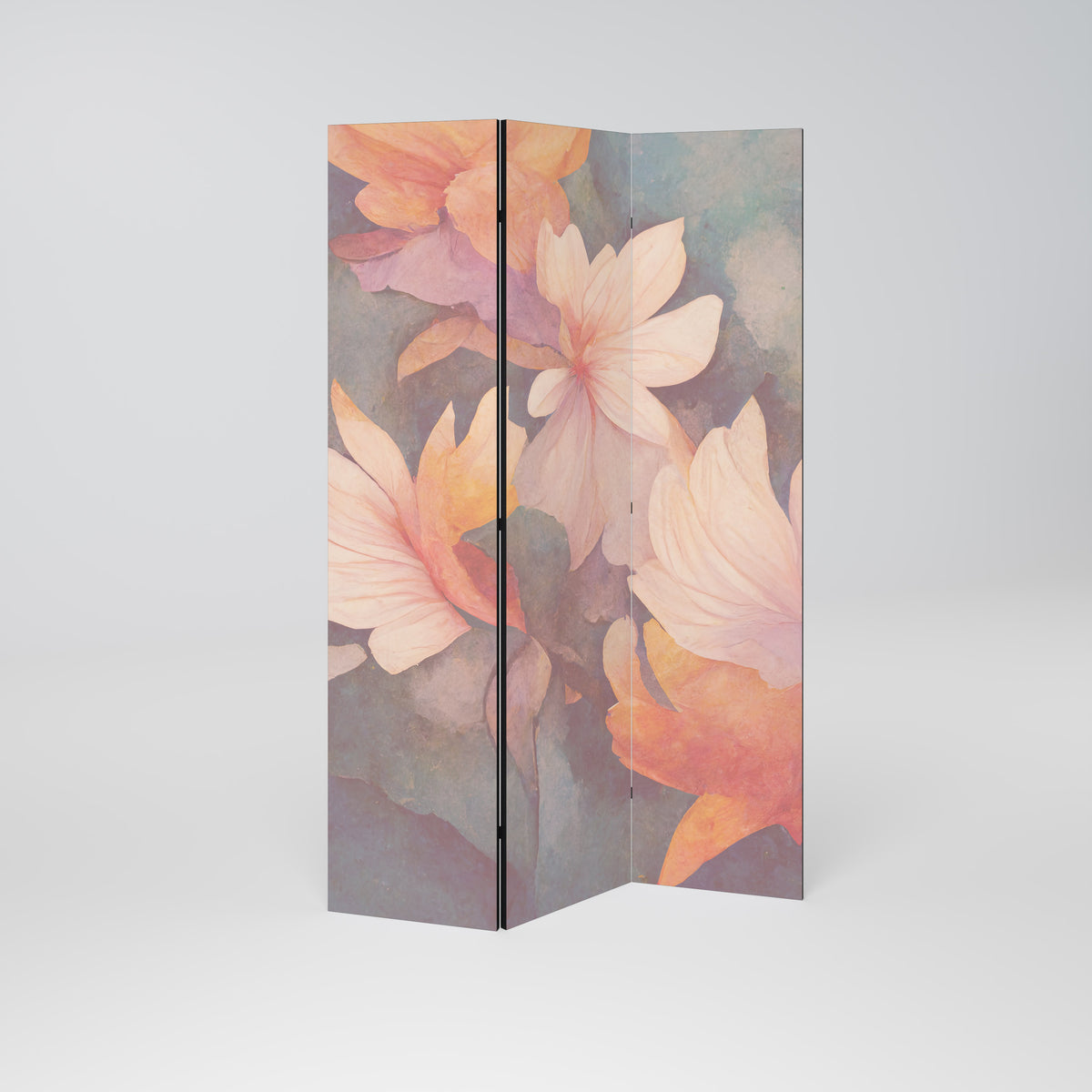 PETAL GRACE Decorative 3-Panel Room Divider