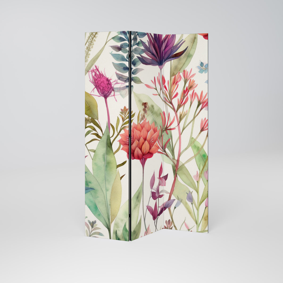 HERBAL FIESTA Paravento Decorativo a 3 Pannelli