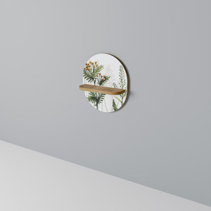 HERBAL DREAM Mensola ovale in effetto rovere