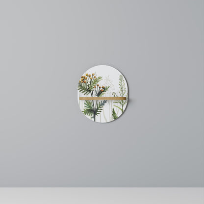 HERBAL DREAM Mensola ovale in effetto rovere