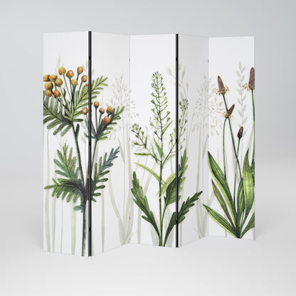 HERBAL DREAM Divisorio decorativo per ambienti a 5 pannelli