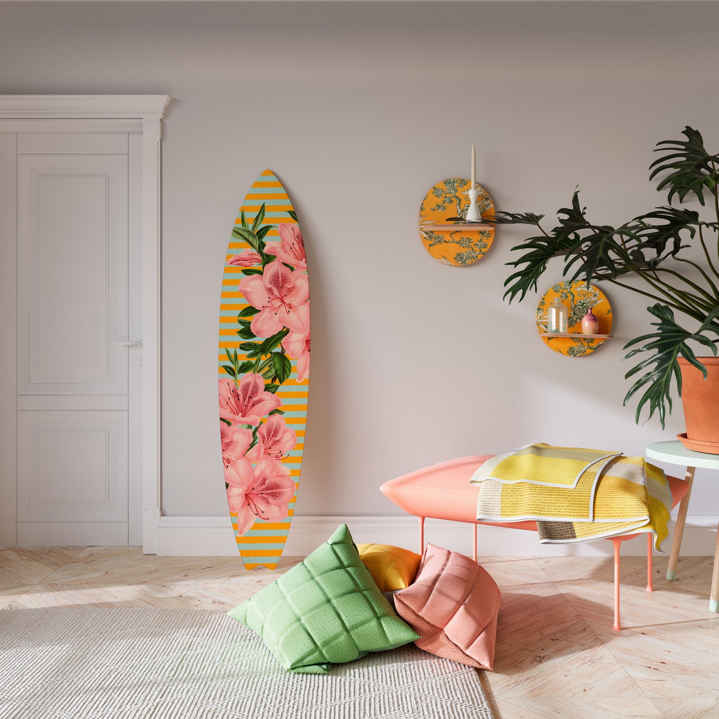 FRAGILE BEAUTY Surfboard Decorative Panel