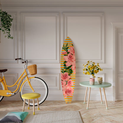 FRAGILE BEAUTY Decorative Plywood Surfboard