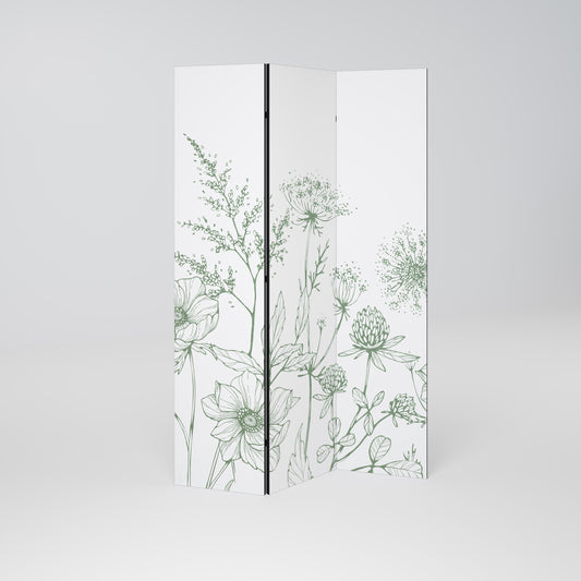 WILDER BEAUTY Divisorio decorativo per ambienti a 3 pannelli
