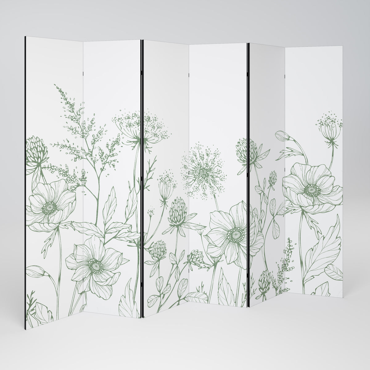 WILDER BEAUTY Paravento Decorativo a 6 Pannelli