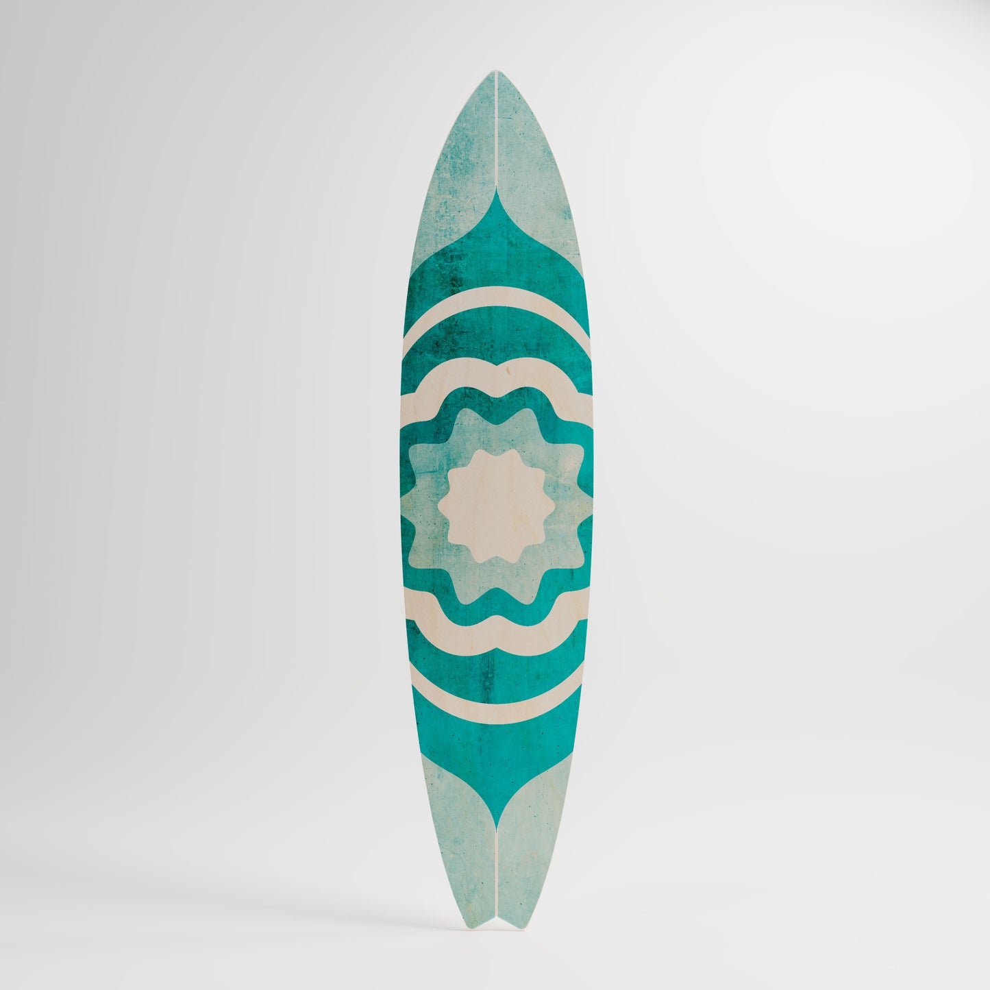 BARBADOS BLUE Decorative Plywood Surfboard