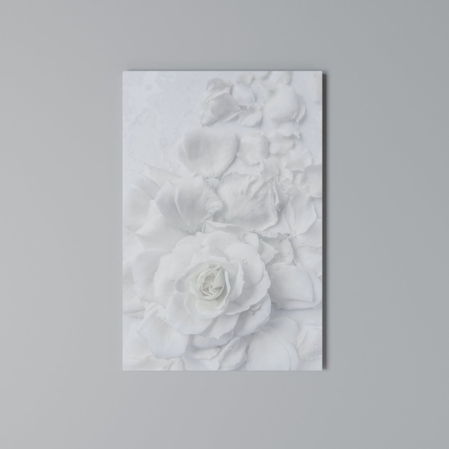 ELEGANCE IN CLARITY Vertical Canvas Print