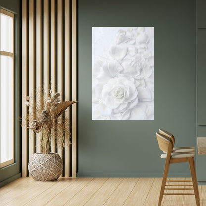 ELEGANZA NELLA CHIAREZZA Poster verticale staccabile e attaccabile