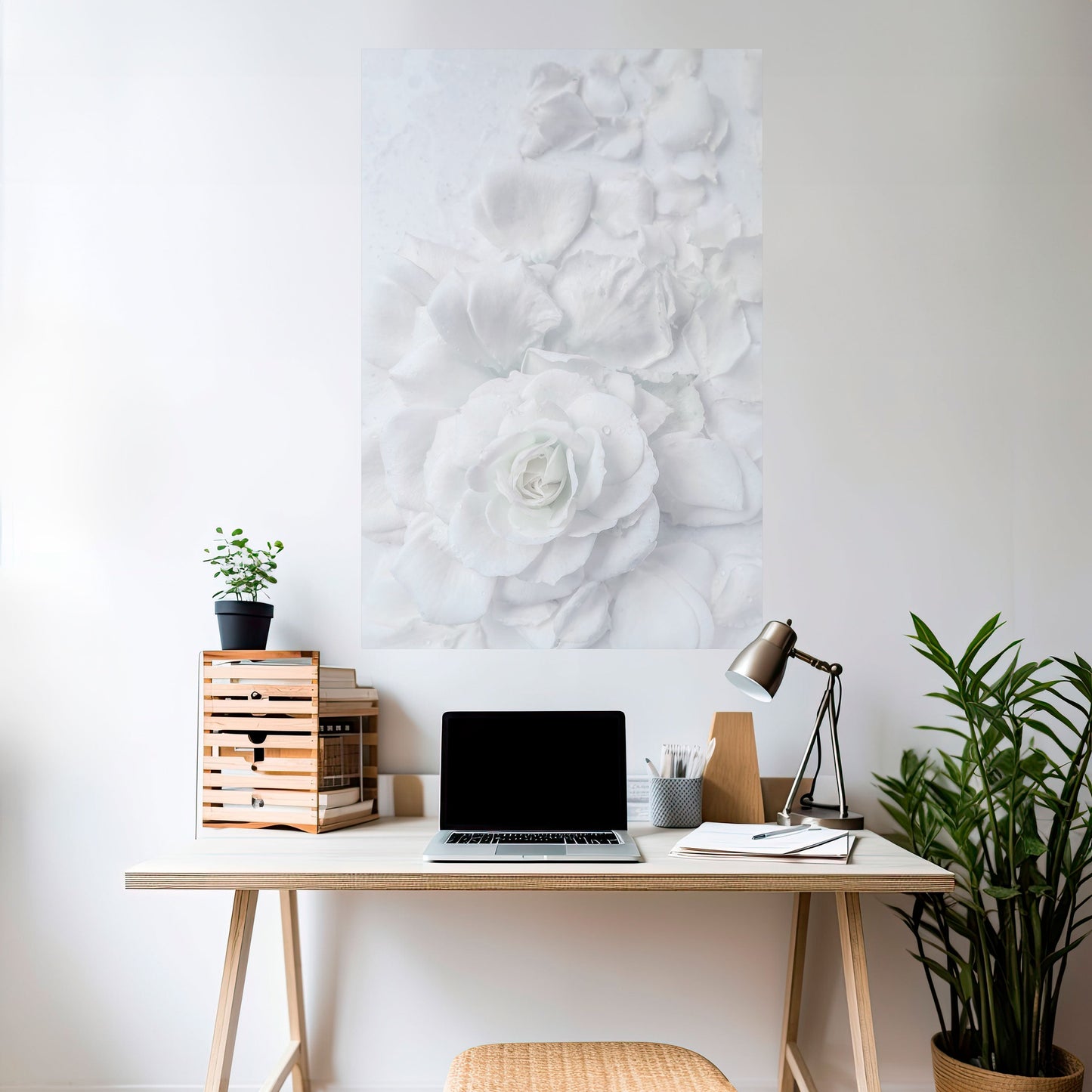 ELEGANZA NELLA CHIAREZZA Poster verticale staccabile e attaccabile