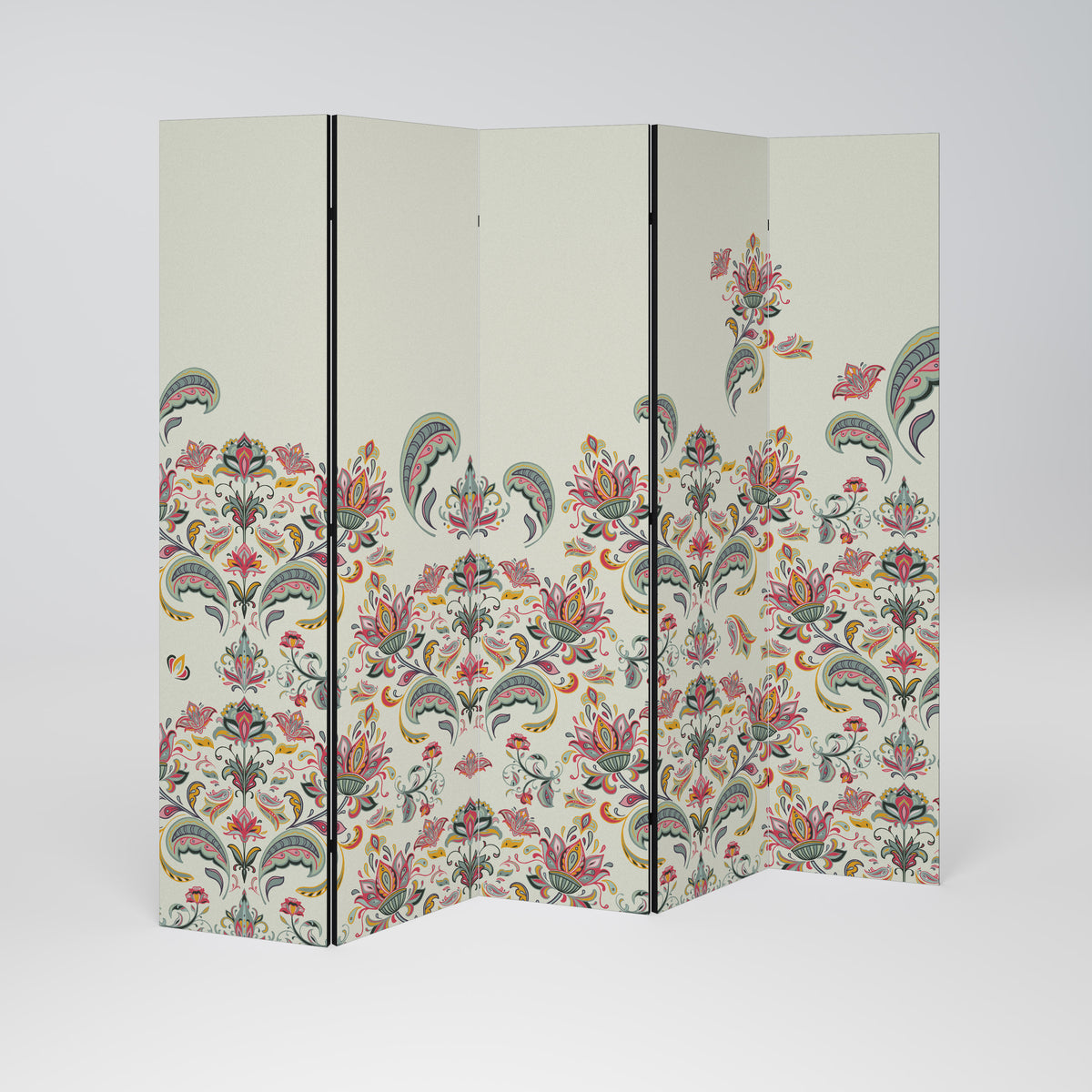 ORGANIC FOLKLORE Decorative 5-Panel Room Divider