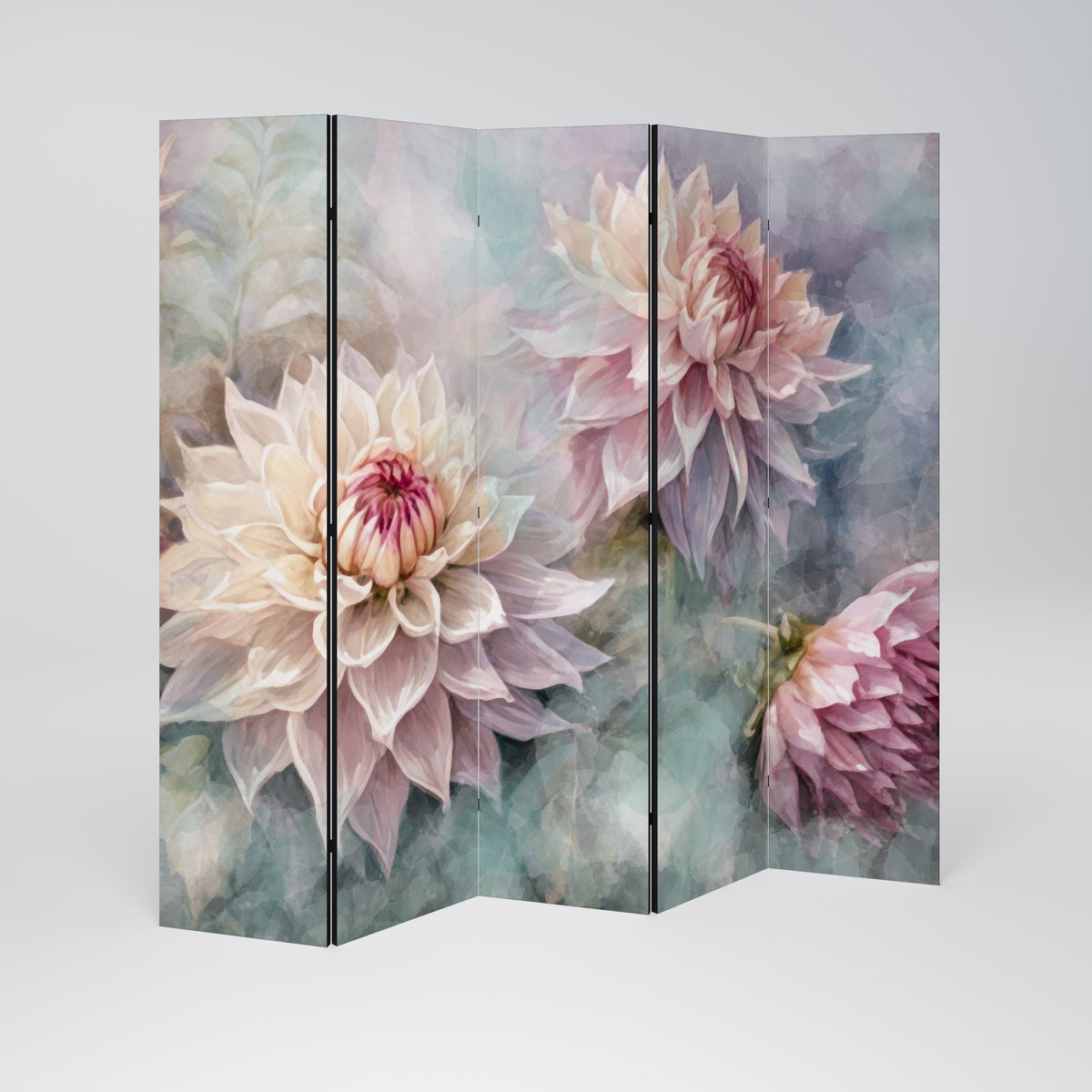 LUMINOUS GARDEN Decorative 5-Panel Room Divider