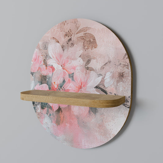 Mensola ovale CHERRY BLOSSOM in effetto rovere