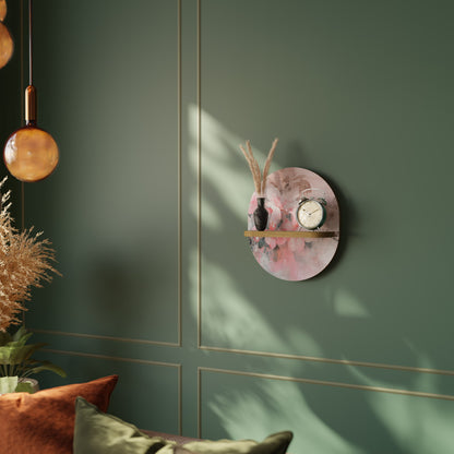 Mensola ovale CHERRY BLOSSOM in effetto rovere