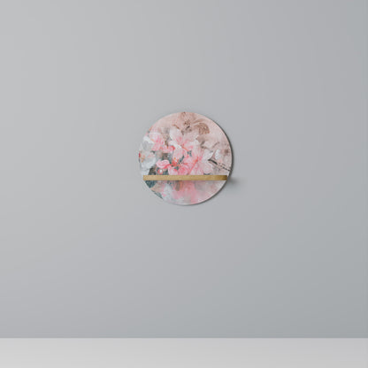 Mensola rotonda CHERRY BLOSSOM in effetto rovere