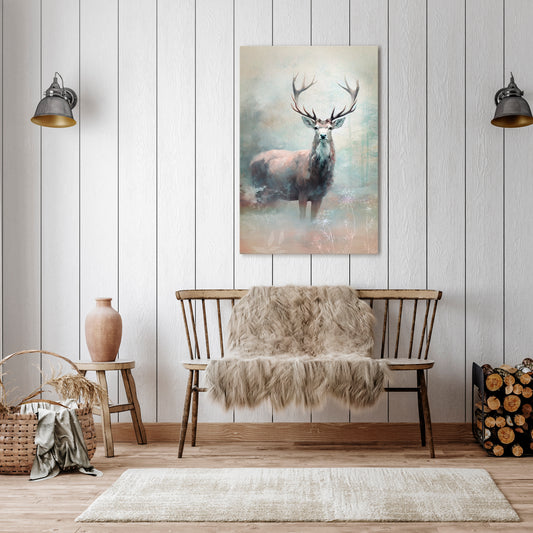 FOREST KING Vertical Canvas Print