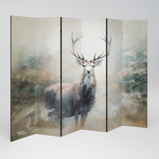 FOREST KING Divisorio decorativo per ambienti a 6 pannelli