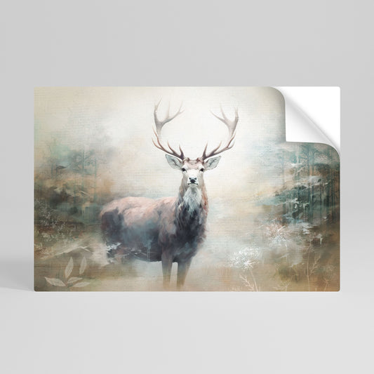 Poster orizzontale staccabile e attaccabile FOREST KING