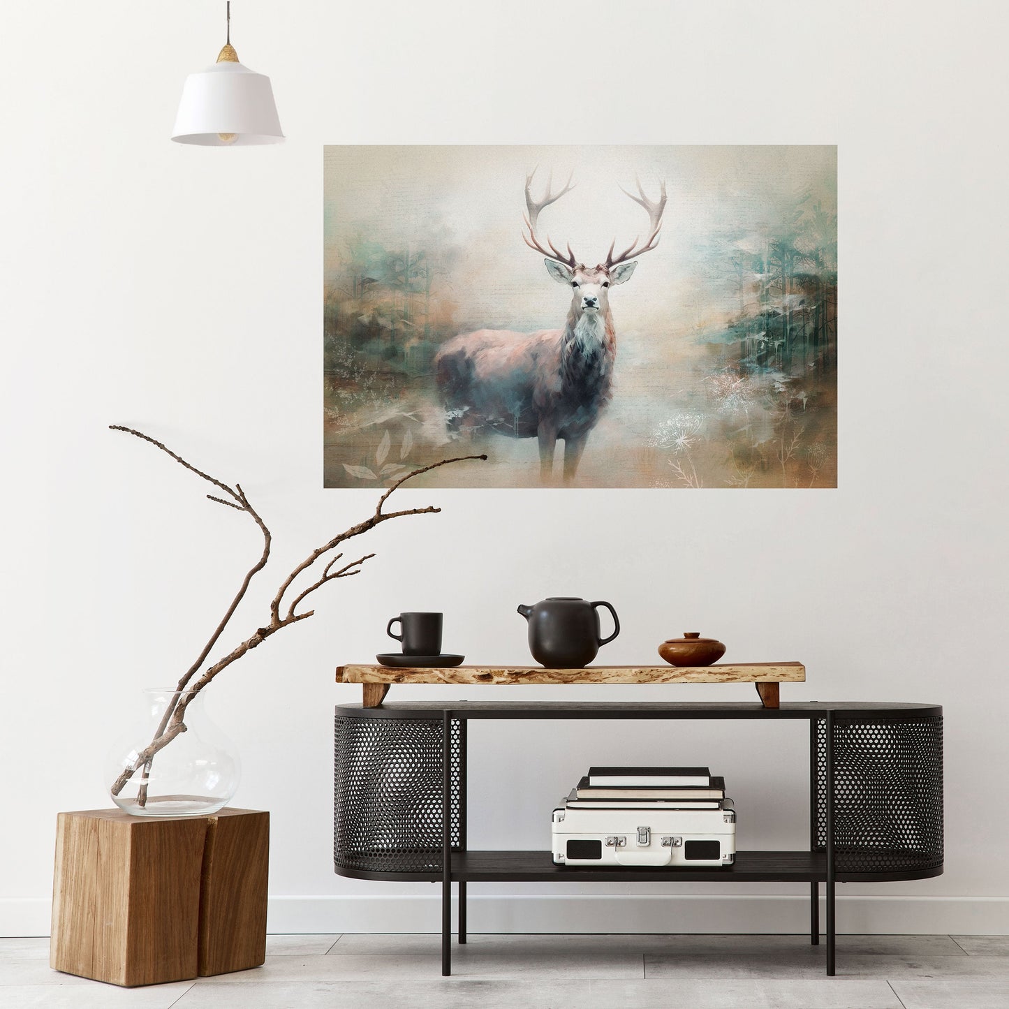 Poster orizzontale staccabile e attaccabile FOREST KING