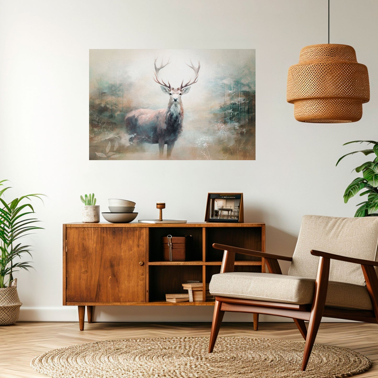 Poster orizzontale staccabile e attaccabile FOREST KING