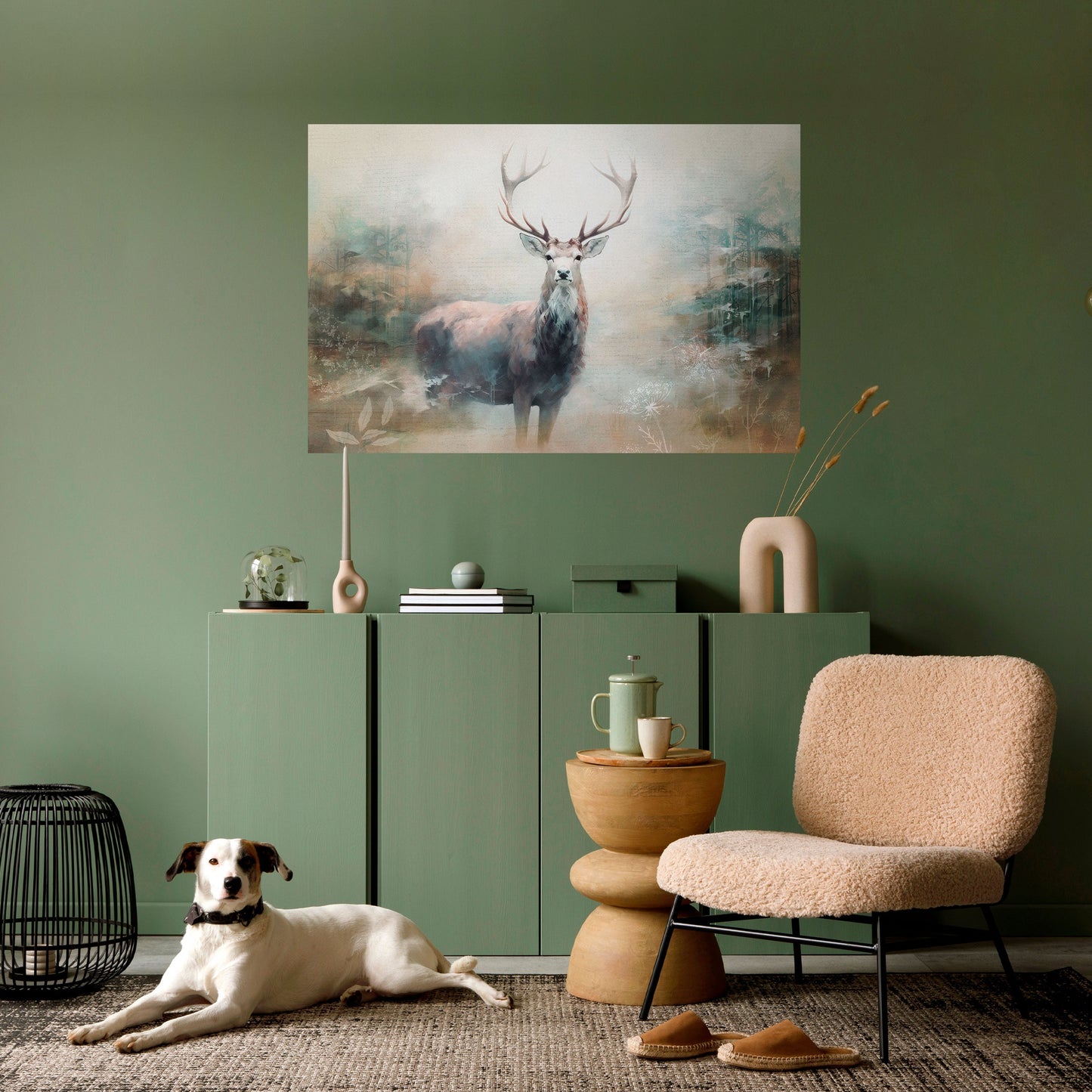 Poster orizzontale staccabile e attaccabile FOREST KING