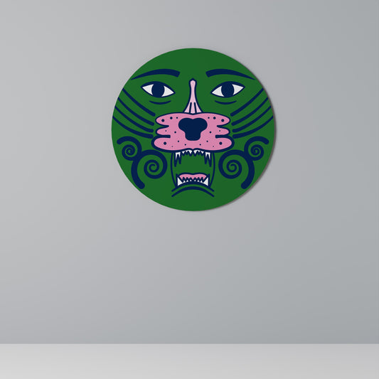 STAY WILD Round Wall Art