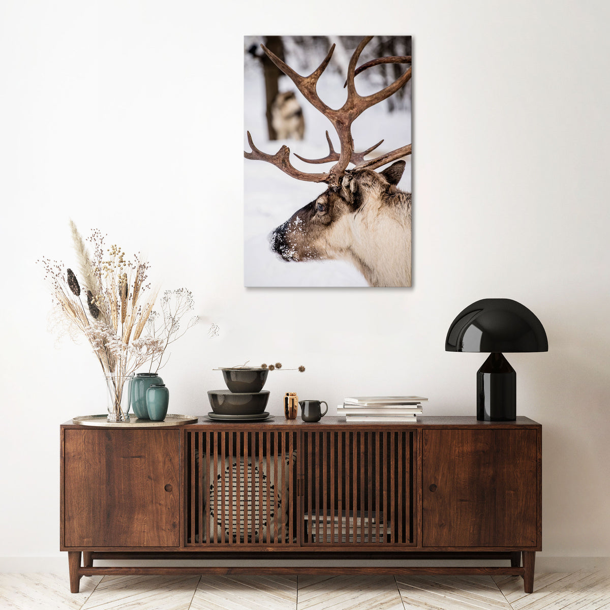 WHISPERS OF FROST Vertical Canvas Print