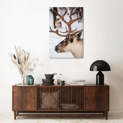 WHISPERS OF FROST Vertical Canvas Print