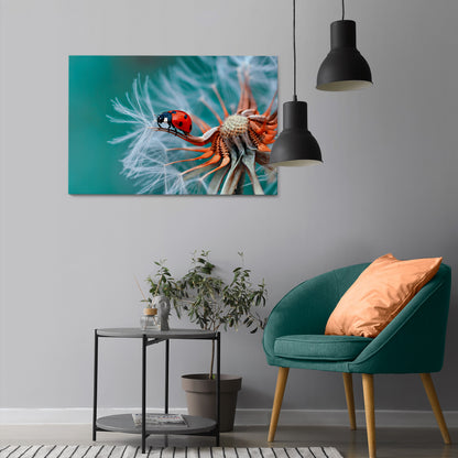 LADYBUG BALANCE Stampa su tela orizzontale